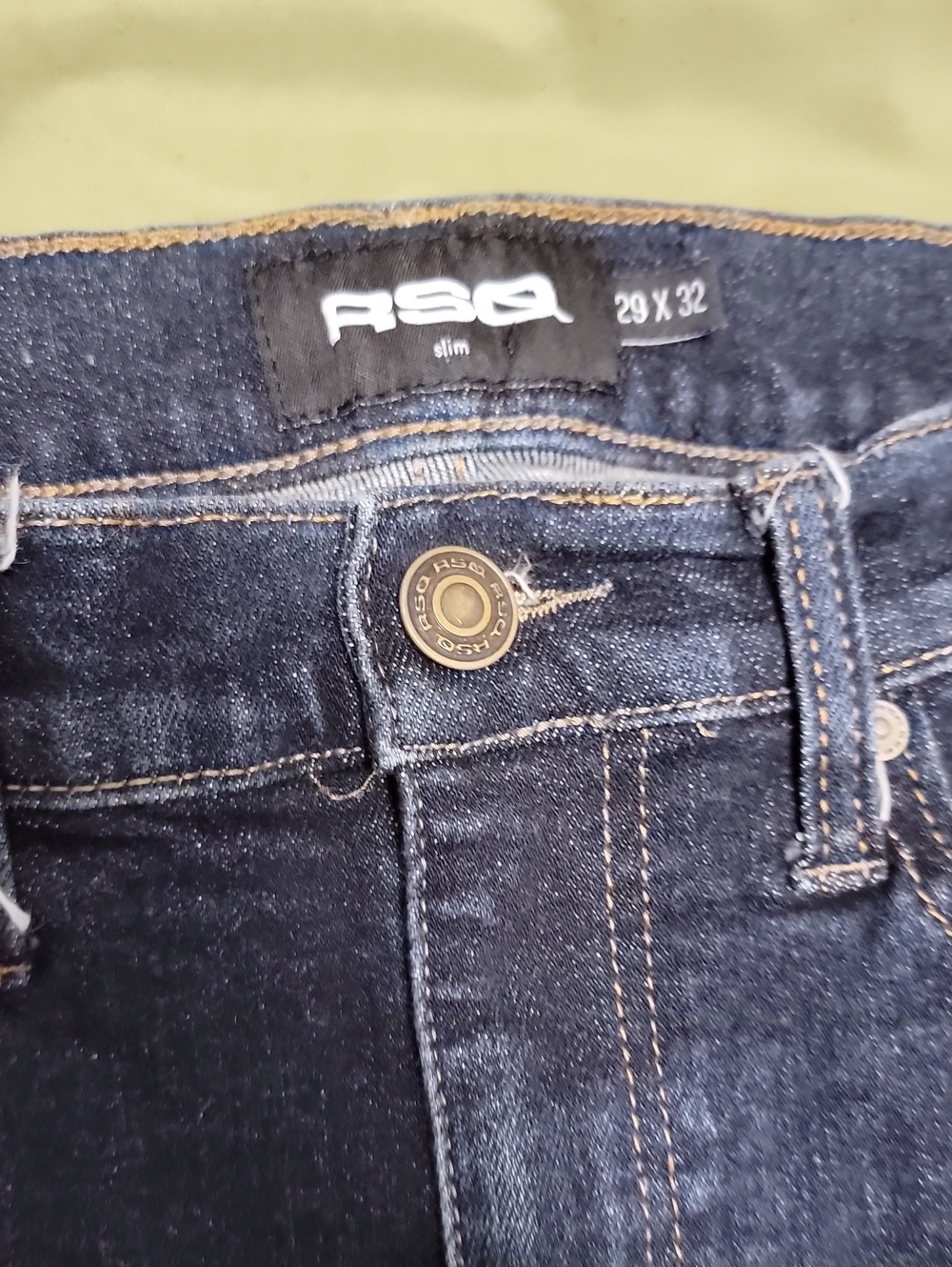 RSQ Slim Dark Indigo Jeans - Dark Blue